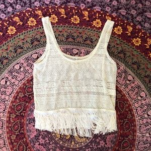 Small white tank top
